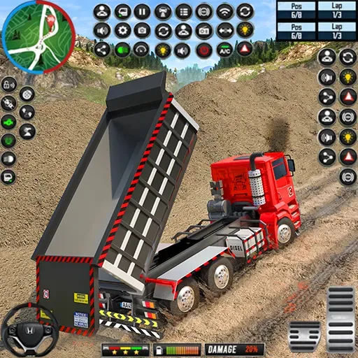 Cargo Truck Driving Truck Game — скриншот 1