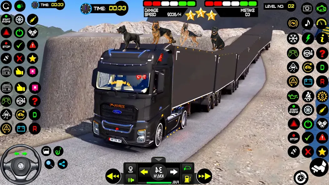 Cargo Truck Driving Truck Game — скриншот 2