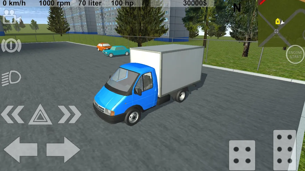 Russian Light Truck Simulator — скриншот 1