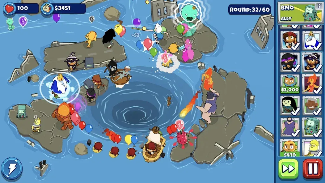 Bloons Adventure Time TD — скриншот 2
