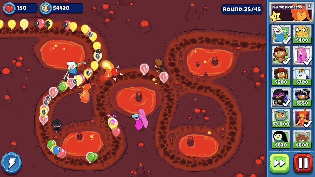 Bloons Adventure Time TD — скриншот 4