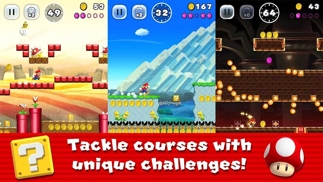 Super Mario Run — скриншот 1 Super Mario Run — скриншот 1