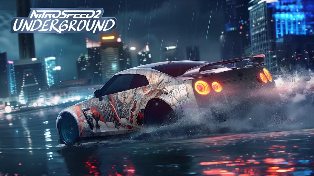 NS2 car racing game — скриншот 1