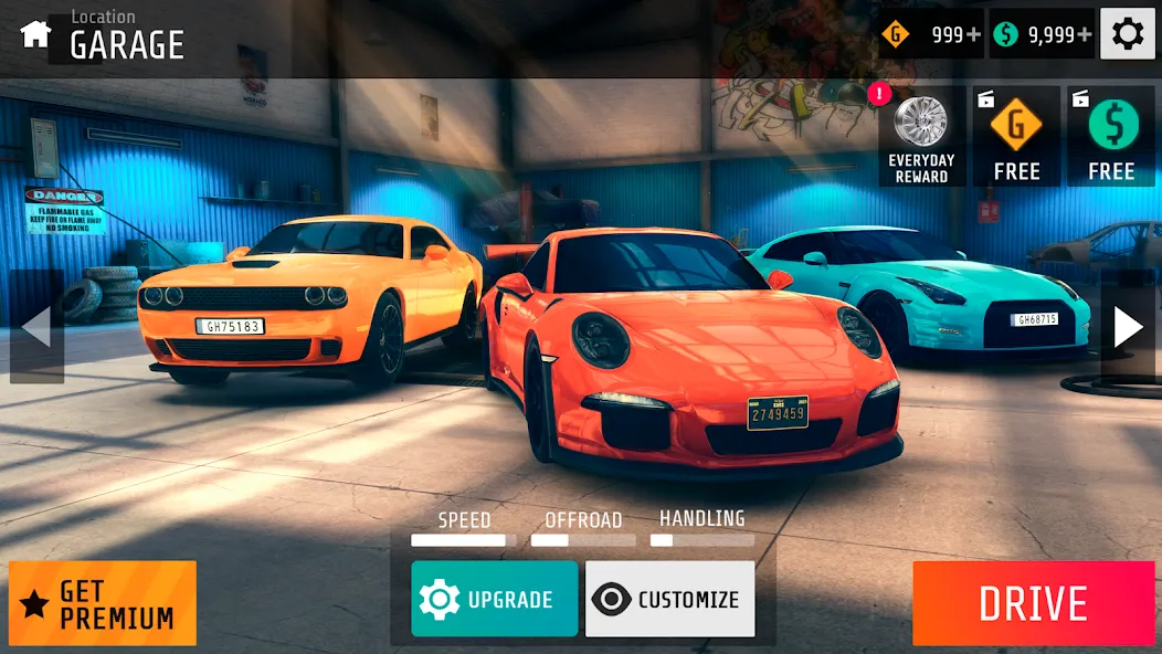 NS2 car racing game — скриншот 3