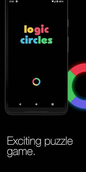 Logic circles. Puzzle game. — скриншот 1