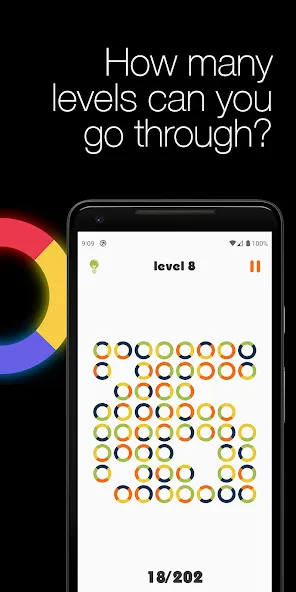 Logic circles. Puzzle game. — скриншот 4
