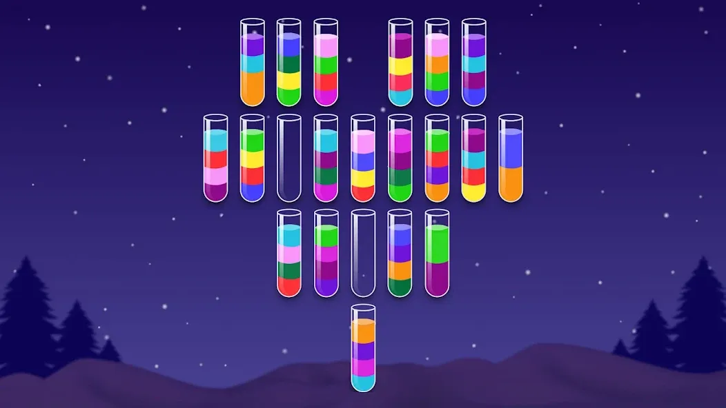 Color Water Sort Wooden Puzzle — скриншот 3 Color Water Sort Wooden Puzzle — скриншот 3