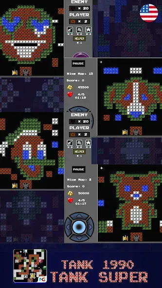 Tank 1990: Battle City Tank — скриншот 3