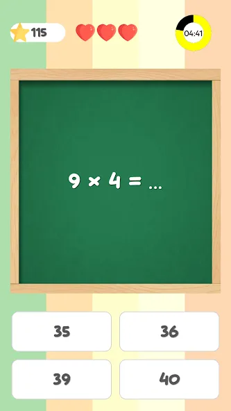 Math Quiz — скриншот 4