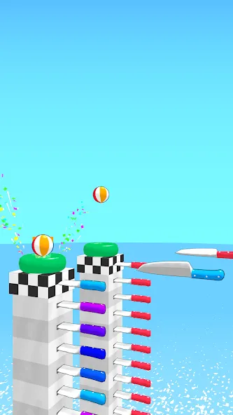 Ball Up: Knife Racing — скриншот 4