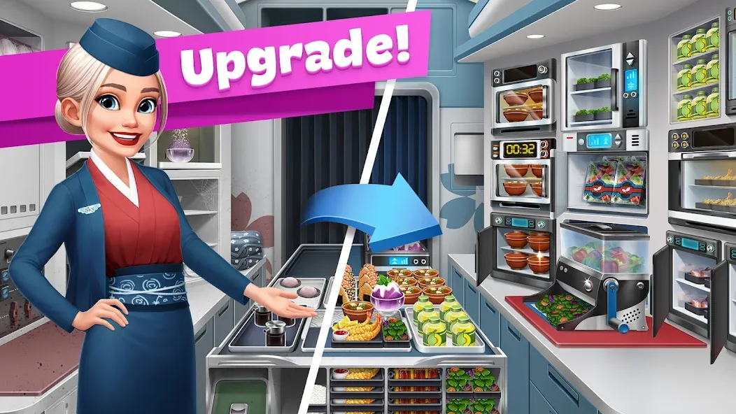 Airplane Chefs - Cooking Game — скриншот 4 Airplane Chefs - Cooking Game — скриншот 4
