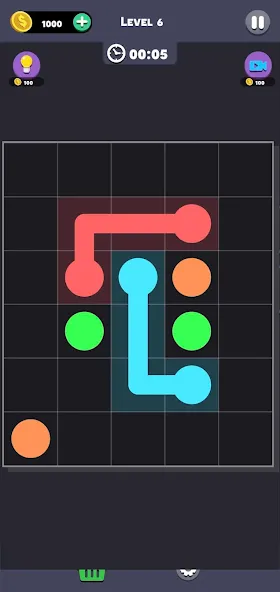 Same Color: Connect Two Dots — скриншот 3 Same Color: Connect Two Dots — скриншот 3