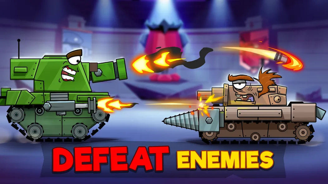 Tanks Arena io: Craft & Combat — скриншот 1