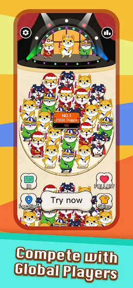 Doggo Go - Meme, Match 3 Tiles — скриншот 2