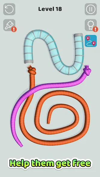 Tangled Snakes — скриншот 2