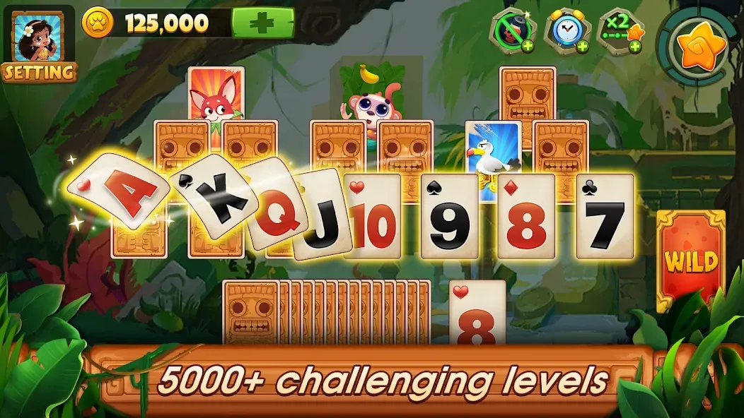 Solitaire Tripeaks: Card Games — скриншот 1 Solitaire Tripeaks: Card Games — скриншот 1