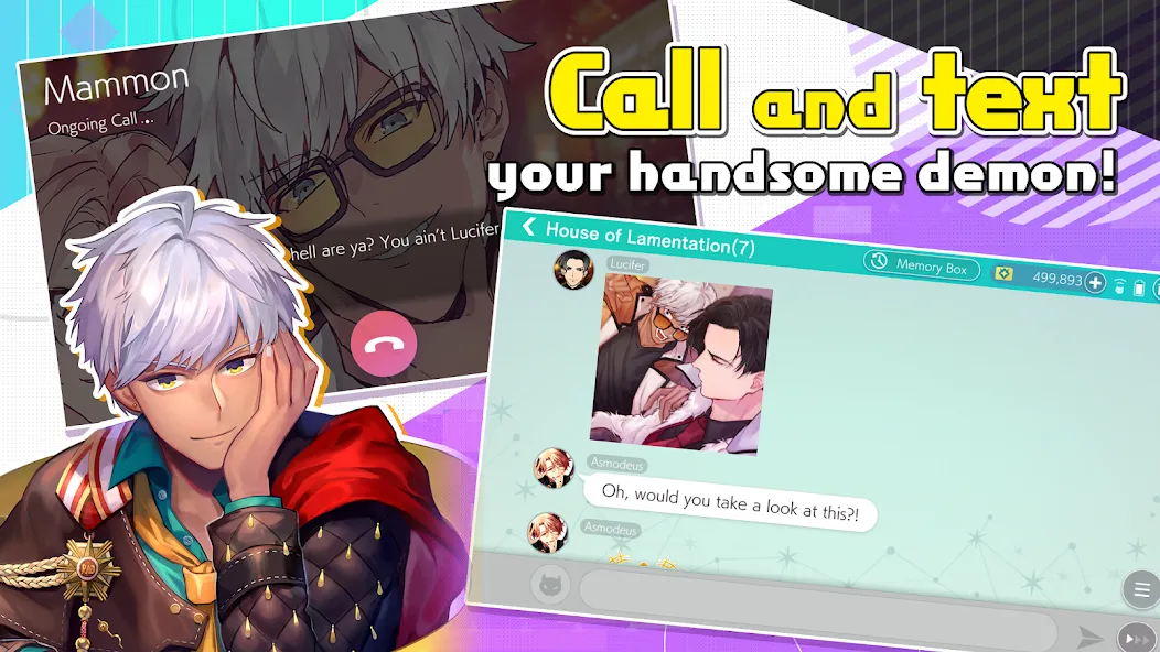 Obey Me! Anime Otome Sim Game — скриншот 1