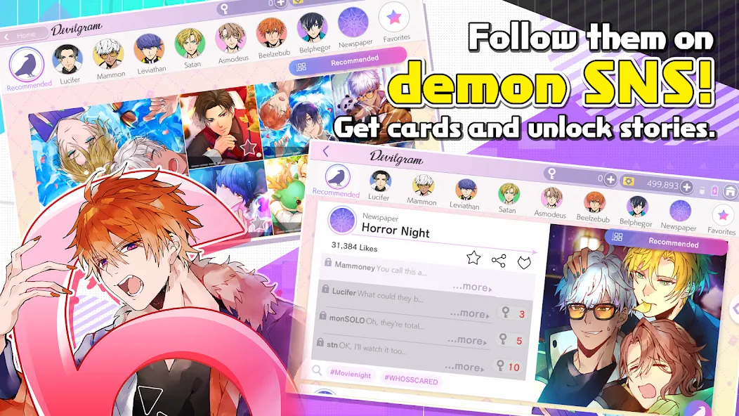 Obey Me! Anime Otome Sim Game — скриншот 3