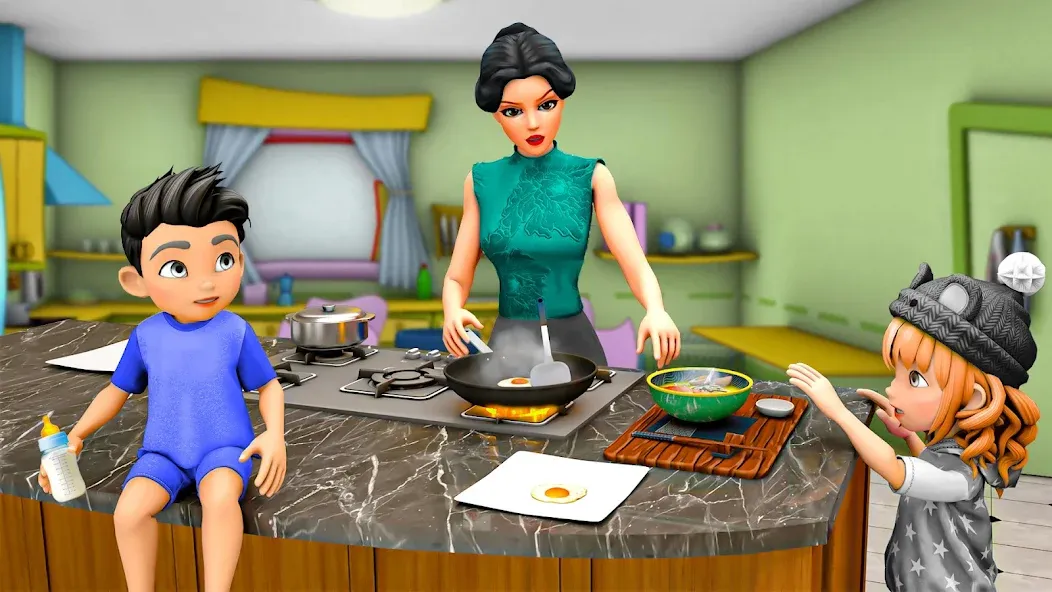 Virtual Mother Simulator 3D — скриншот 4