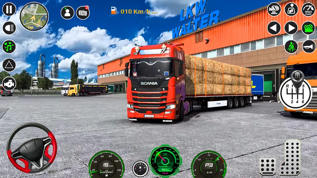 American Cargo City Driving 3D — скриншот 1
