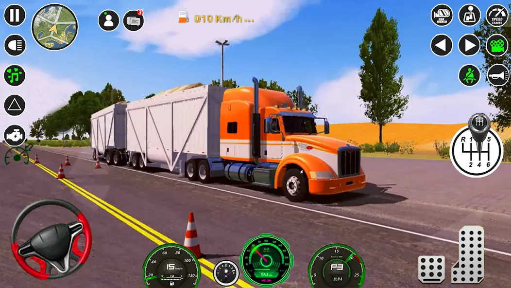 American Cargo City Driving 3D — скриншот 2