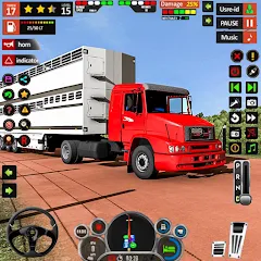 Взломанная American Cargo City Driving 3D — Много денег