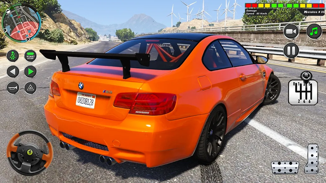 Modern Car Advance Driving 3D — скриншот 2