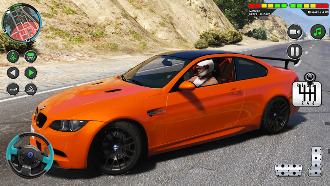 Modern Car Advance Driving 3D — скриншот 4