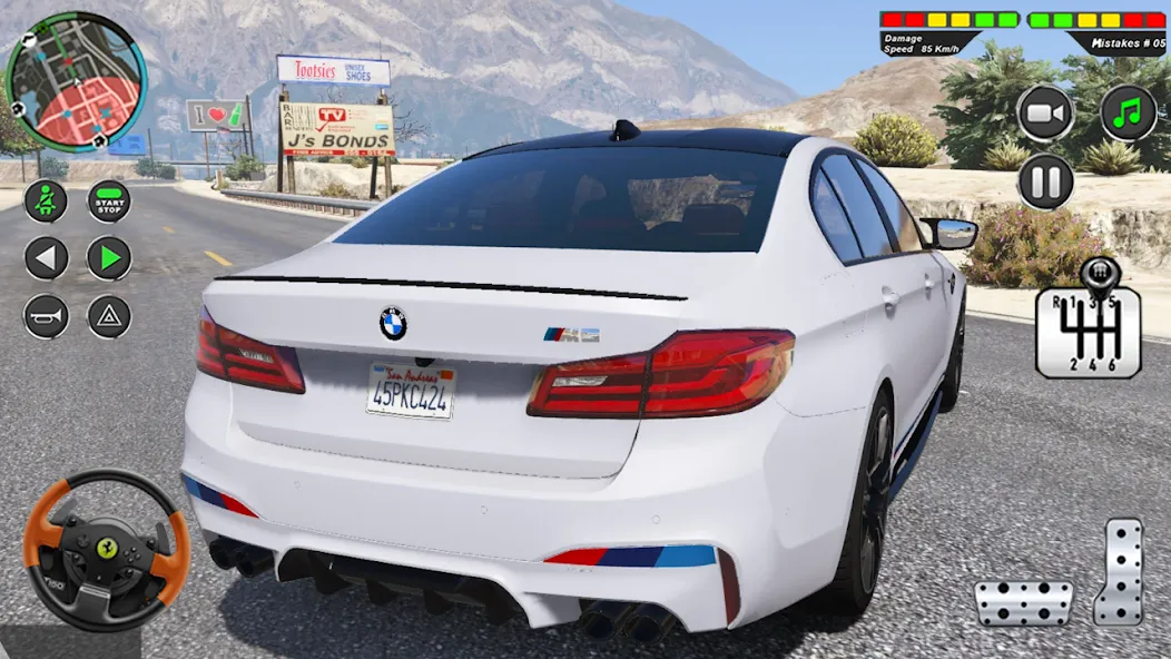 Modern Car Advance Driving 3D — скриншот 5