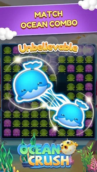 Ocean Crush-Matching Games — скриншот 1