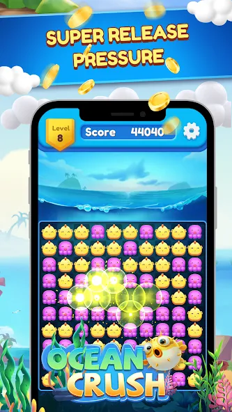 Ocean Crush-Matching Games — скриншот 5