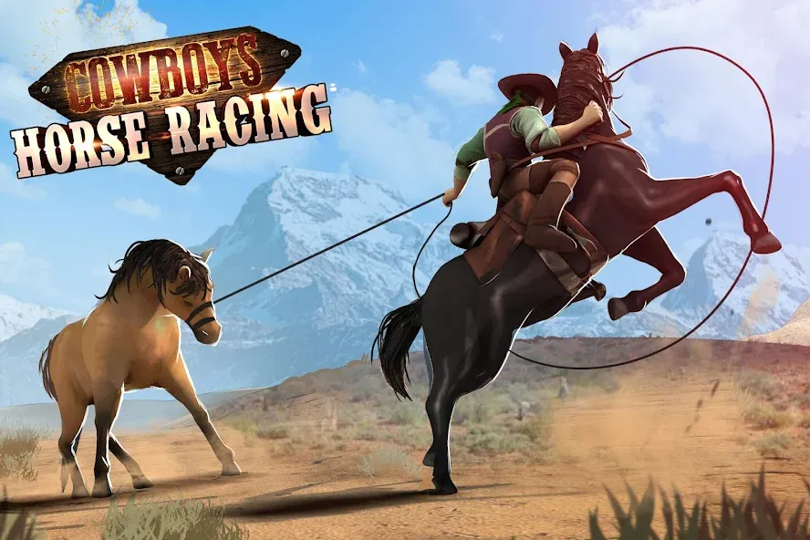Cowboys Horse Racing Derby — скриншот 1