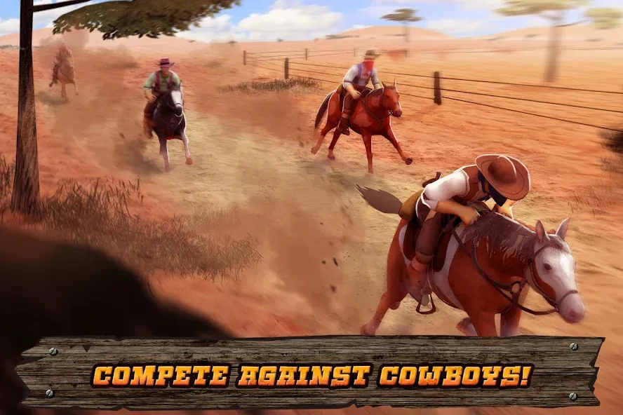 Cowboys Horse Racing Derby — скриншот 3