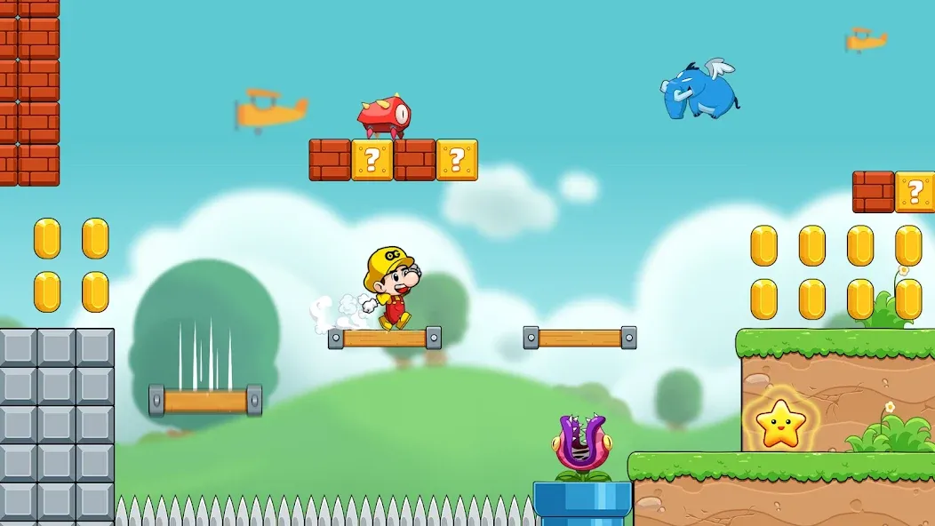Bean's World Super: Run Games — скриншот 1