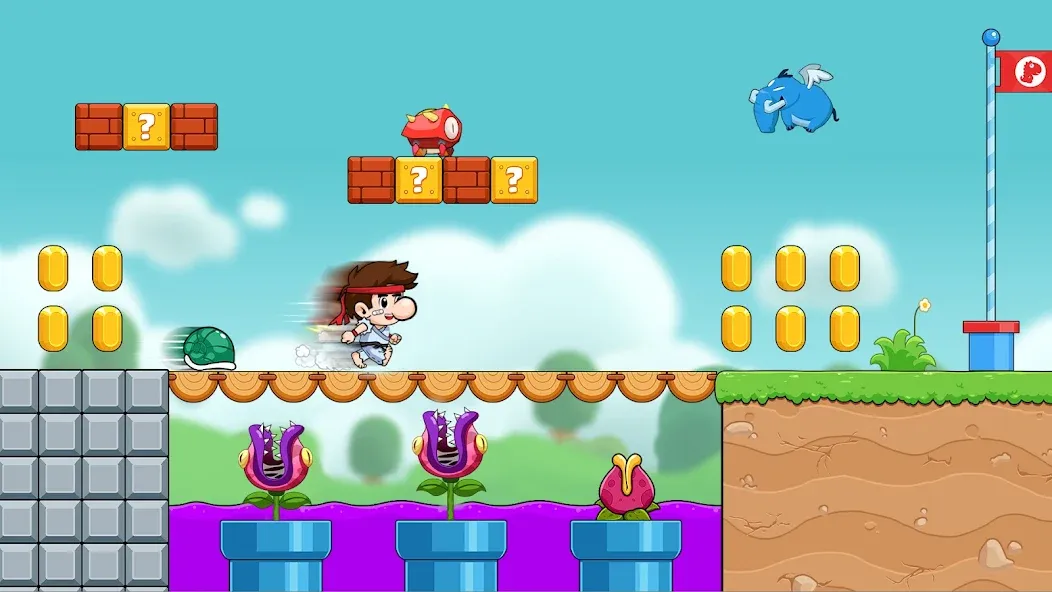 Bean's World Super: Run Games — скриншот 4