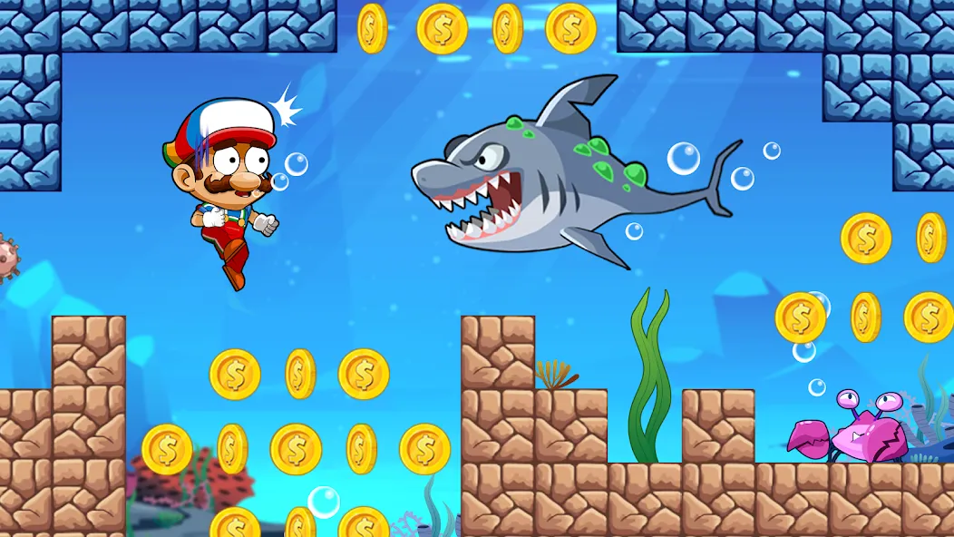 Super Bean Bros: Running Games — скриншот 2 Super Bean Bros: Running Games — скриншот 2