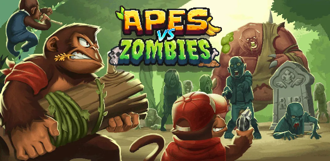 Apes vs. Zombies — скриншот 1