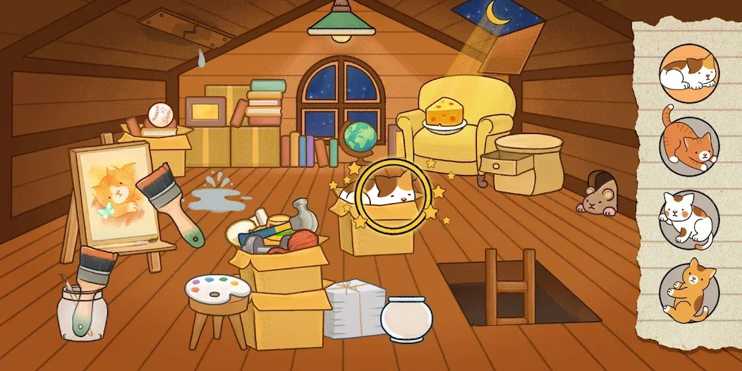 Find Hidden Cats—Detective Mio — скриншот 1