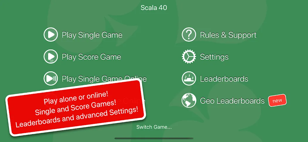 Scala 40 - Online or Alone — скриншот 2