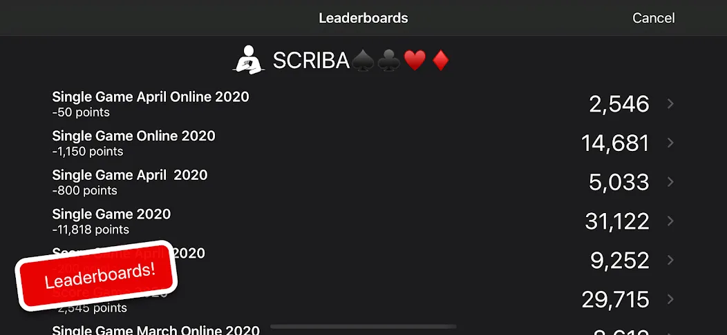 Scala 40 - Online or Alone — скриншот 4