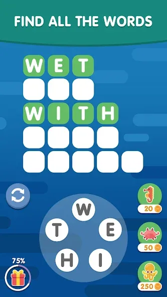 Word Search Sea: Word Puzzle — скриншот 3