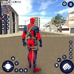 Скачать Miami Rope Hero Spider Game — MOD APK Много денег