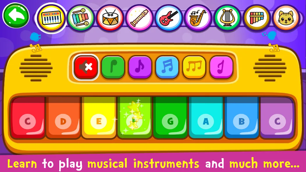 Piano Kids - Music & Songs — скриншот 1 Piano Kids - Music & Songs — скриншот 1