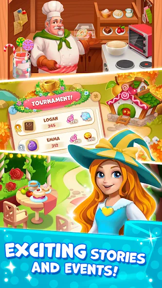 Candy Valley - Match 3 Puzzle — скриншот 2 Candy Valley - Match 3 Puzzle — скриншот 2
