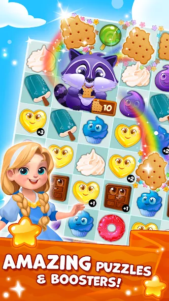 Candy Valley - Match 3 Puzzle — скриншот 3 Candy Valley - Match 3 Puzzle — скриншот 3