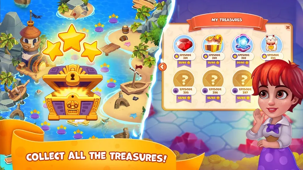 Pirate Treasures: Jewel & Gems — скриншот 4