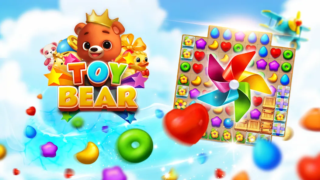 Toy Bear Sweet POP: Match 3 — скриншот 5