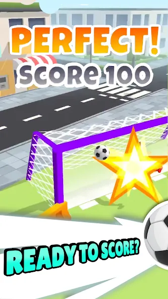 Crazy Kick! Fun Football game — скриншот 1
