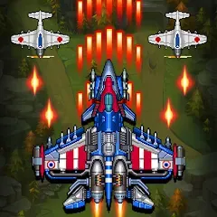 1945 Air Force: Airplane games MOD на телефон — Много денег