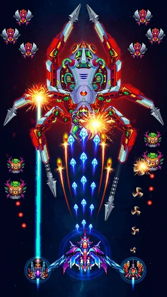 Galaxiga Arcade Shooting Game — скриншот 3